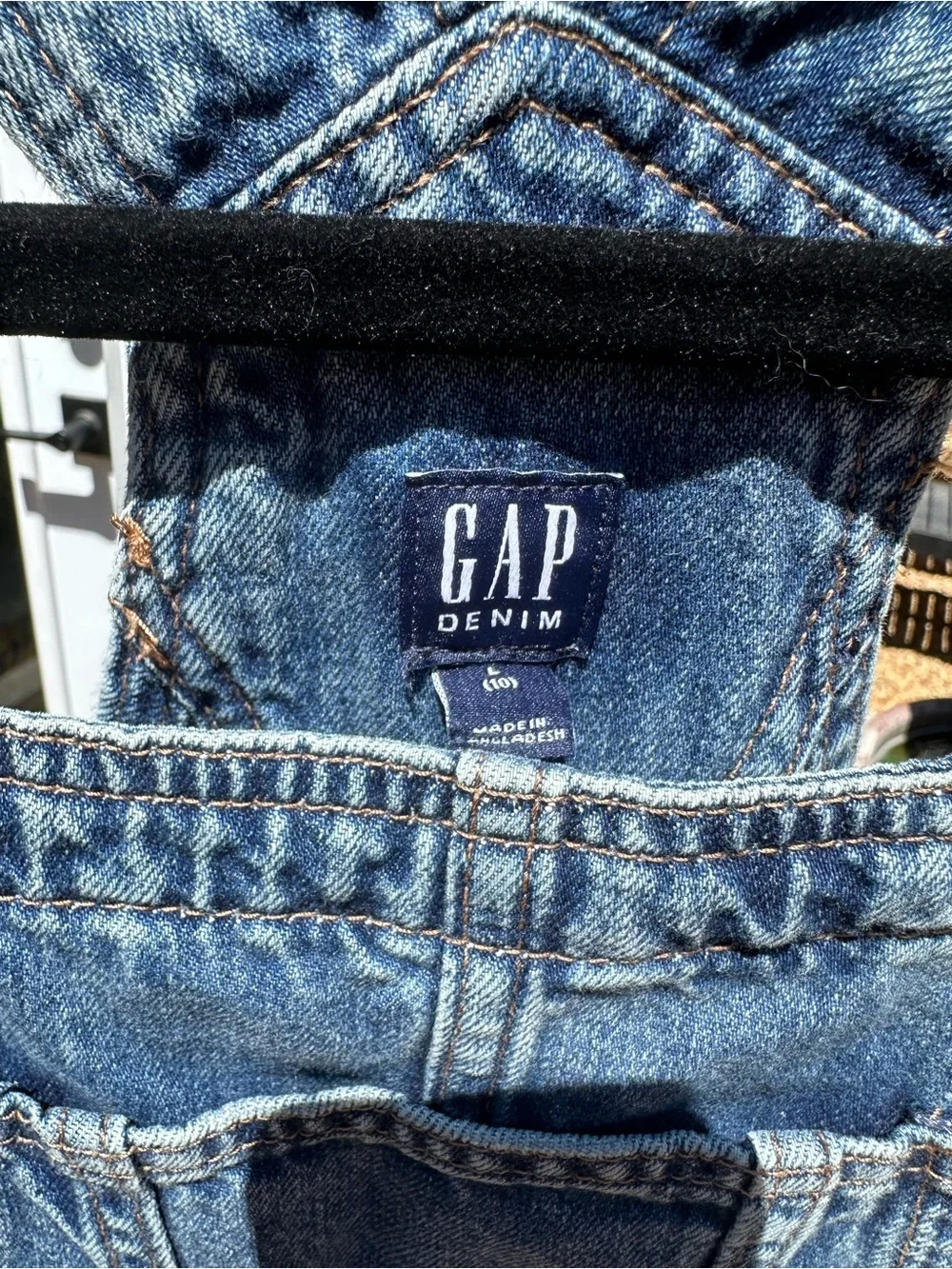 GAP Men's Denim Overalls - Blue